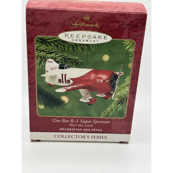 Hallmark Ornament Gee Bee R-1 Super Sportster Sky’s the Limit 5th 2001 - Picture 15 of 16